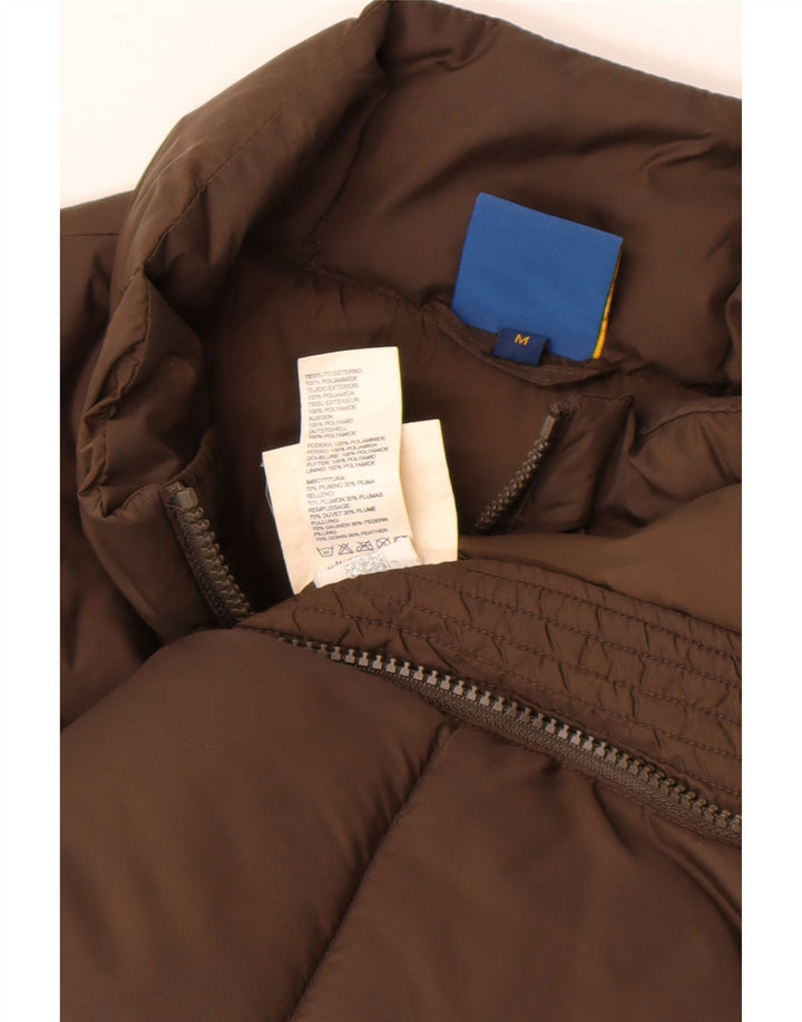 Fred Mello Herre grafisk polstret Gilet UK 40 medium brun polyamid