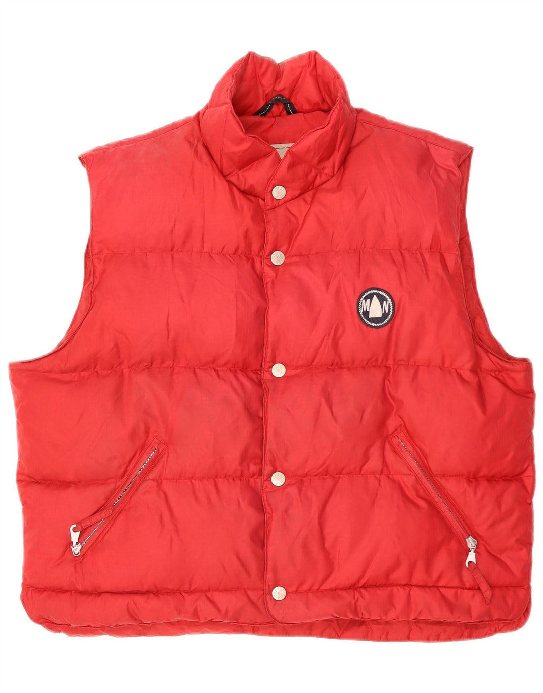 Murphy & Nye Mens Padded Gilet UK 40 Large Red Polyamide