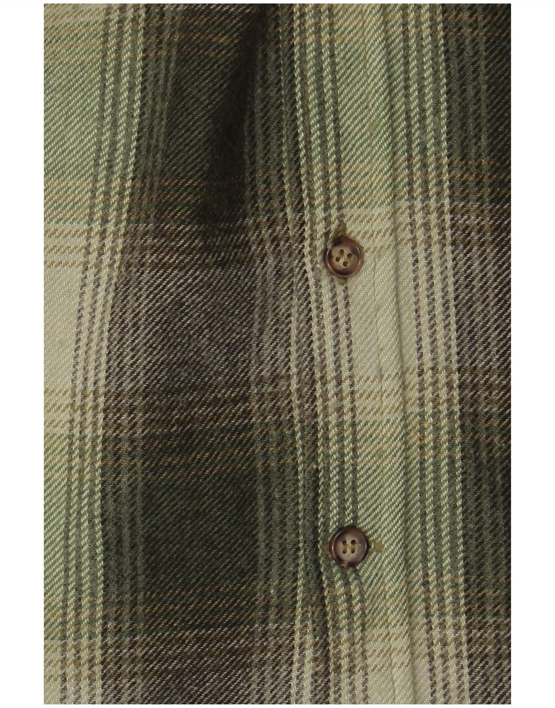 Bailo Mens Overshirt Shirt Large Green Check Wool