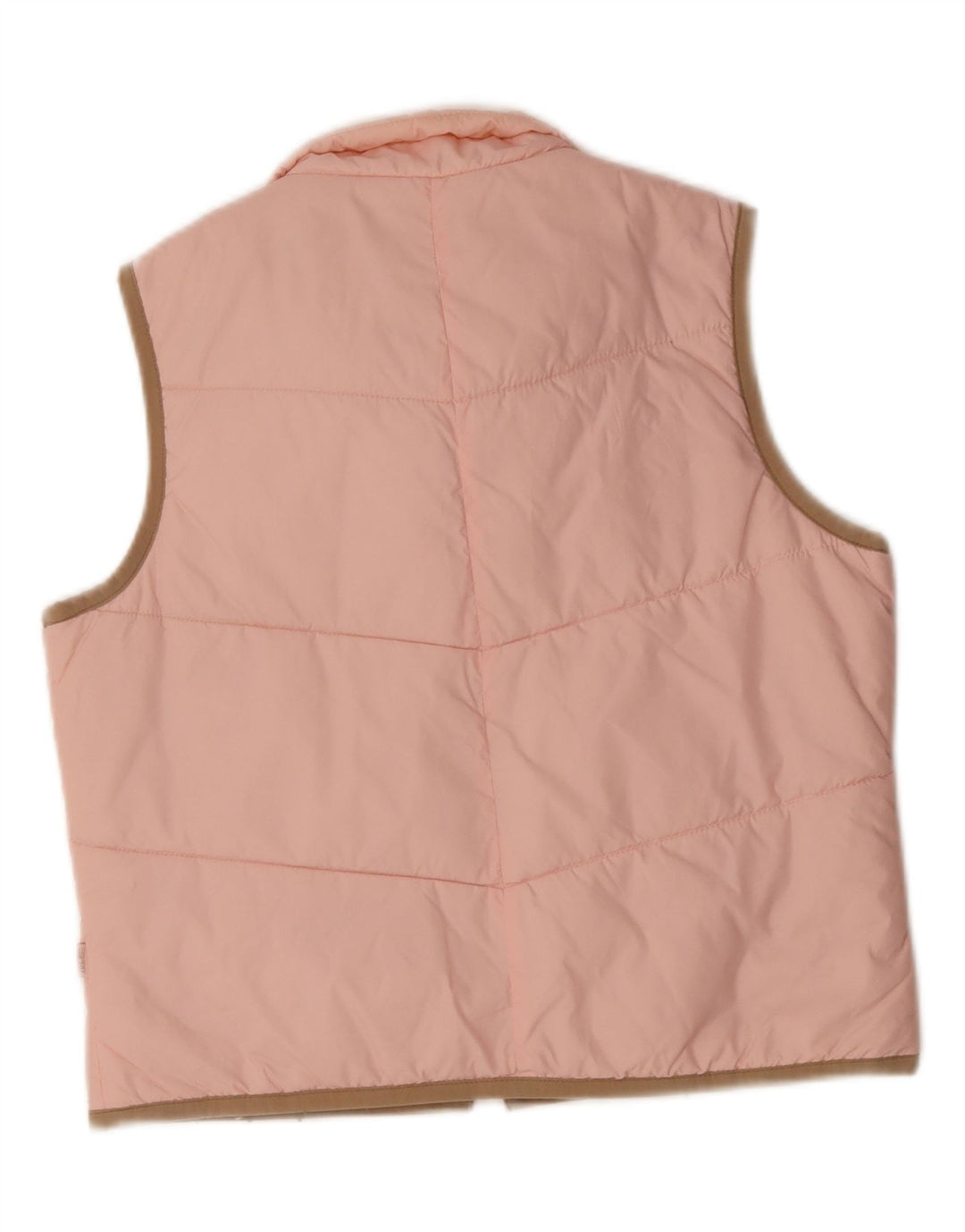 ESPRIT Womens Padded Gilet UK 14 Medium Pink Nylon Vintage Esprit and Second-Hand Esprit from Messina Hembry 