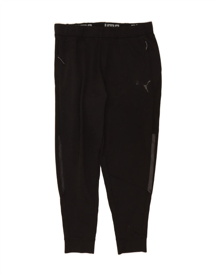 PUMA Mens Tracksuit Trousers Joggers 2XL Black Vintage Puma and Second-Hand Puma from Messina Hembry 