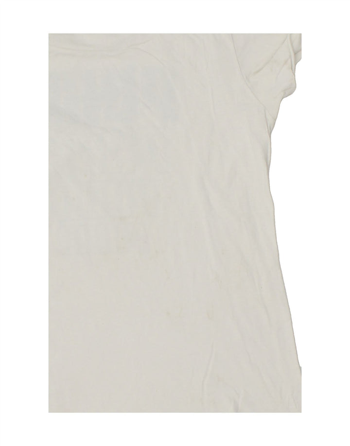 PUMA Womens Graphic T-Shirt Top UK 12 Medium White Vintage Puma and Second-Hand Puma from Messina Hembry 