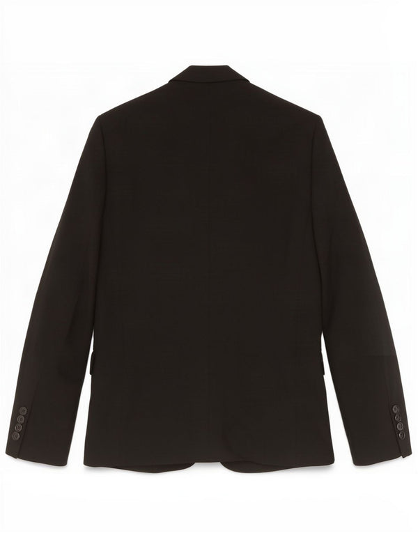 Jaqueta blazer masculina Zara com 2 botões UE 46 pequena viscose preta
