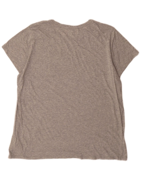 Damska koszulka Gap Favourite Fit Top UK 20 2XL Szara, nakrapiana bawełna