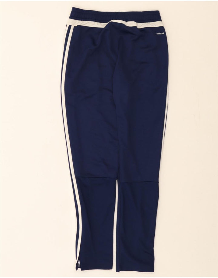 ADIDAS Boys Climacool Tracksuit Trousers 11-12 Years  Navy Blue Polyester Vintage Adidas and Second-Hand Adidas from Messina Hembry 