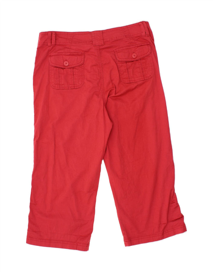 LEE Womens Straight Capri Trousers W32 L21  Red Vintage Lee and Second-Hand Lee from Messina Hembry 