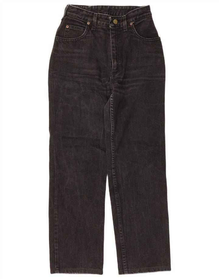 Jeans dritti da donna Lee W30 L26 cotone nero