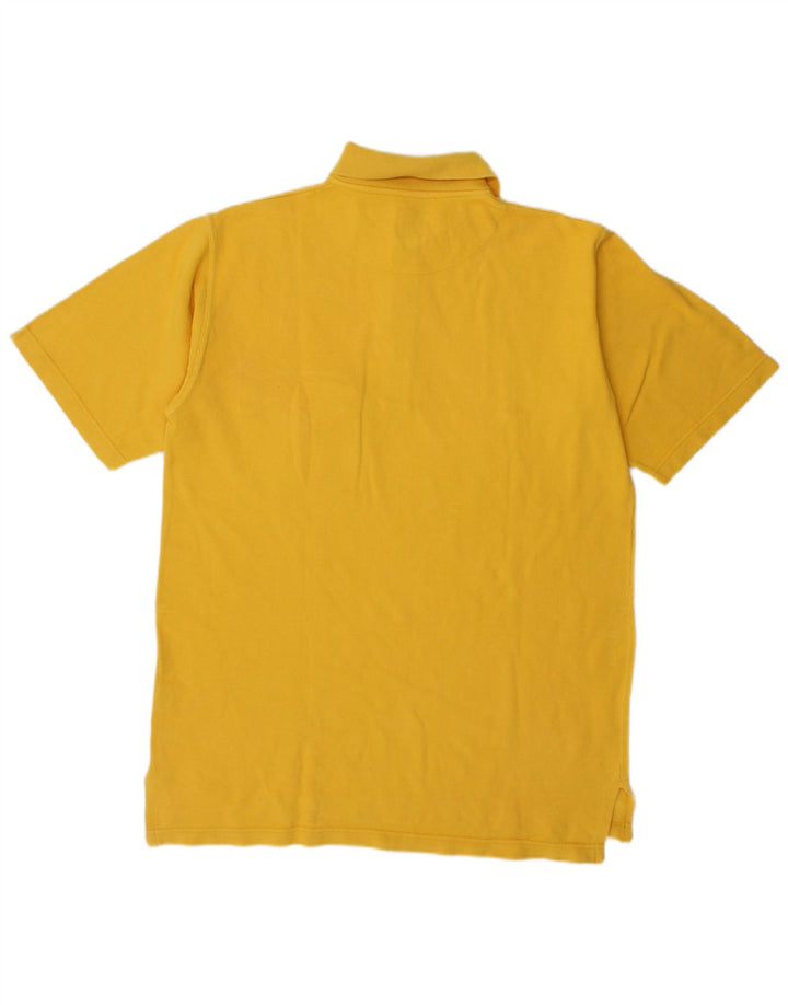 Levi's Mens Polo Shirt Small Yellow Cotton