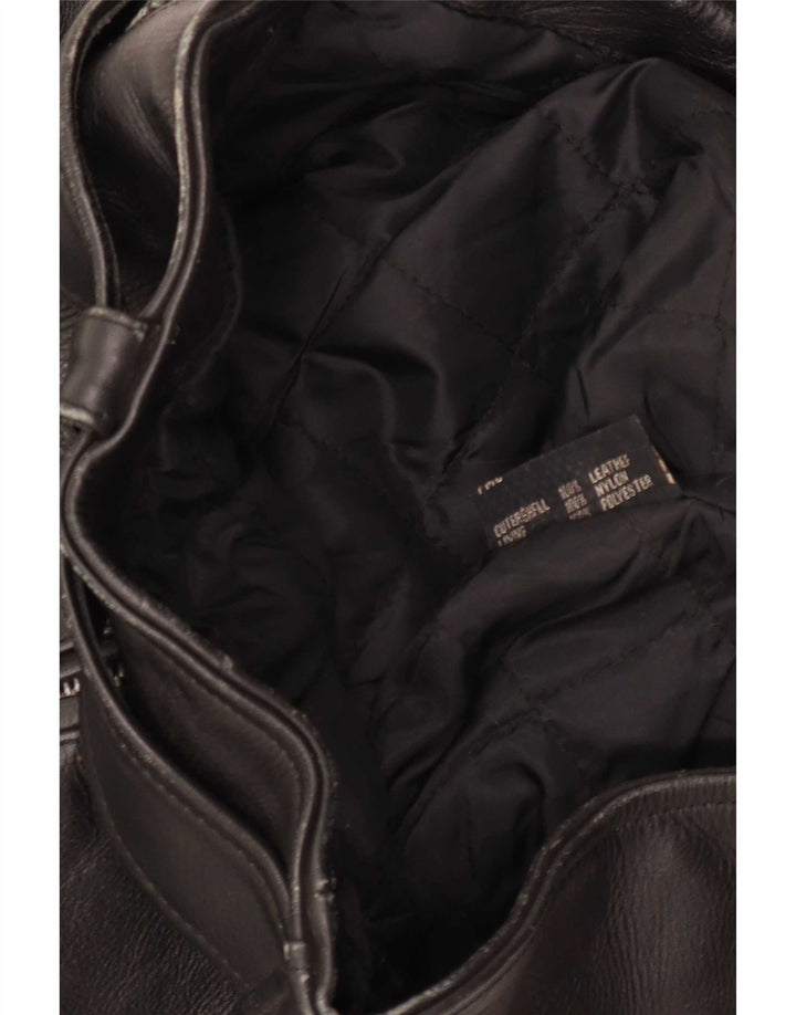 First Veste de motard en cuir pour homme UK 34 XS Noir