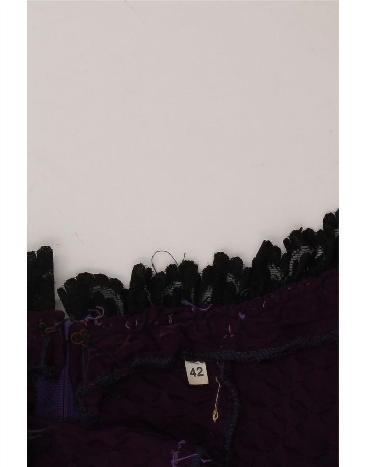 VINTAGE Womens Strapless Dress IT 42 Medium Purple Vintage Vintage and Second-Hand Vintage from Messina Hembry 