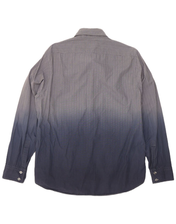 Hugo Boss Chemise Homme Large Bleu Tie Dye Coton