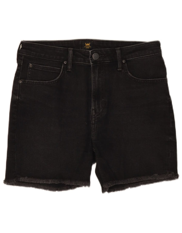 Lee Shorts De Mezclilla Boyfriend W27 Small De Algodón Negro Para Mujer