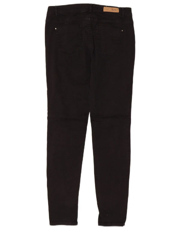 Jeans skinny da donna Zara EU 38 Small W28 L29 Cotone nero