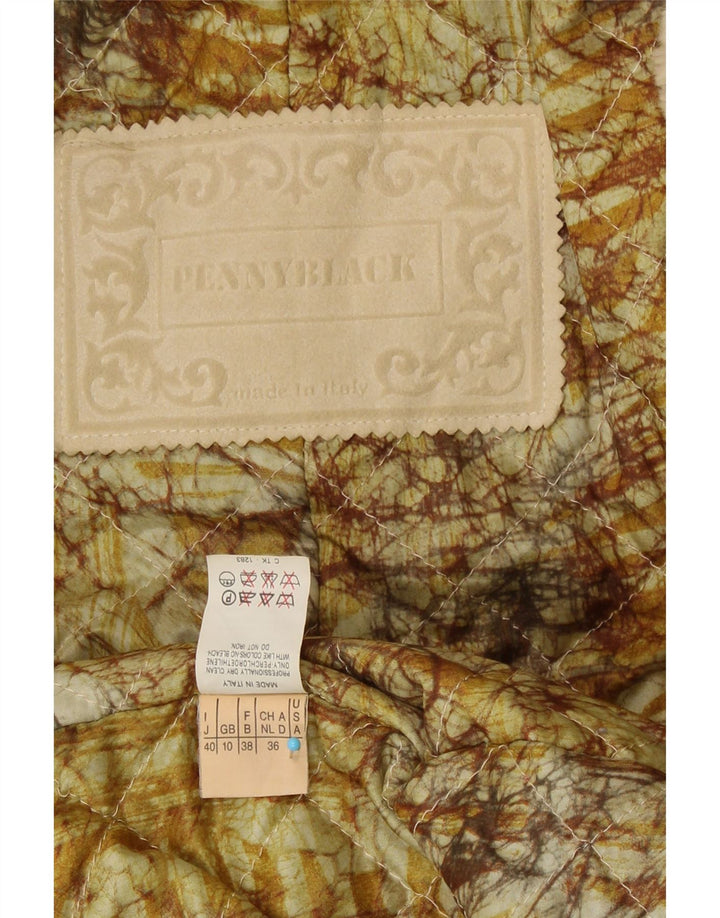 Penny Black Damen Übergroßer Zweireihermantel UK 10 Small Beige