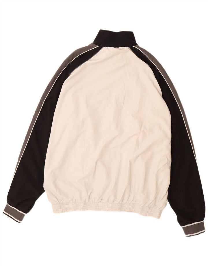 Giacca da tuta da uomo CHAMPION 2XL Poliestere color block bianco