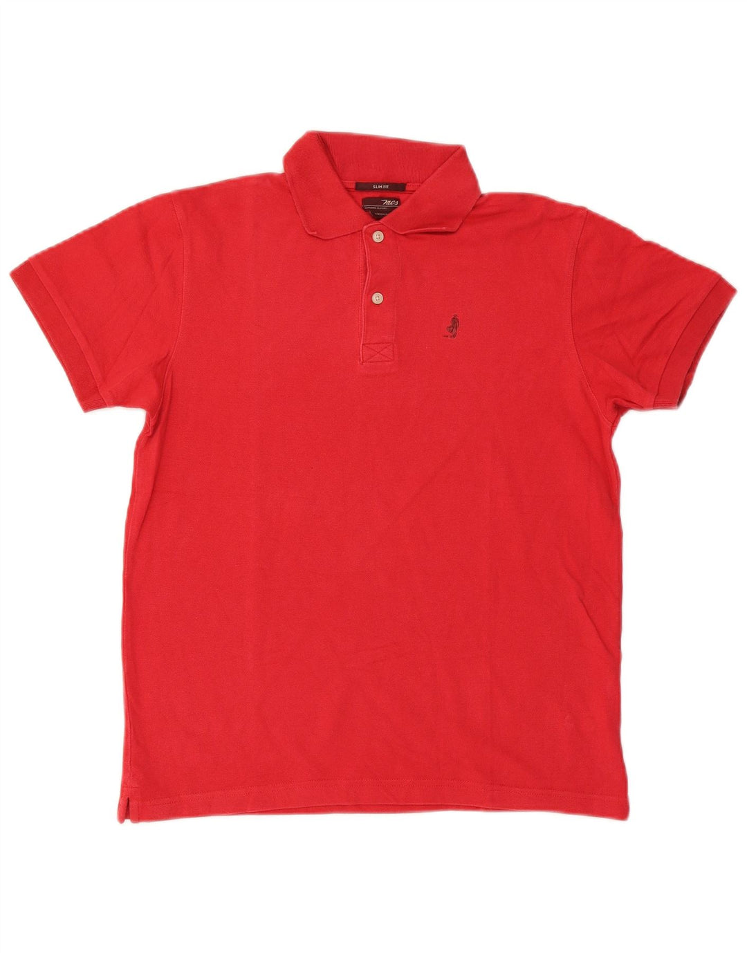 Marlboro Classics Mens Slim Fit Polo Shirt Medium Red