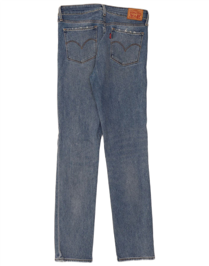 LEVI'S Damen 712 Slim Jeans W29 L32 Blaue Baumwolle