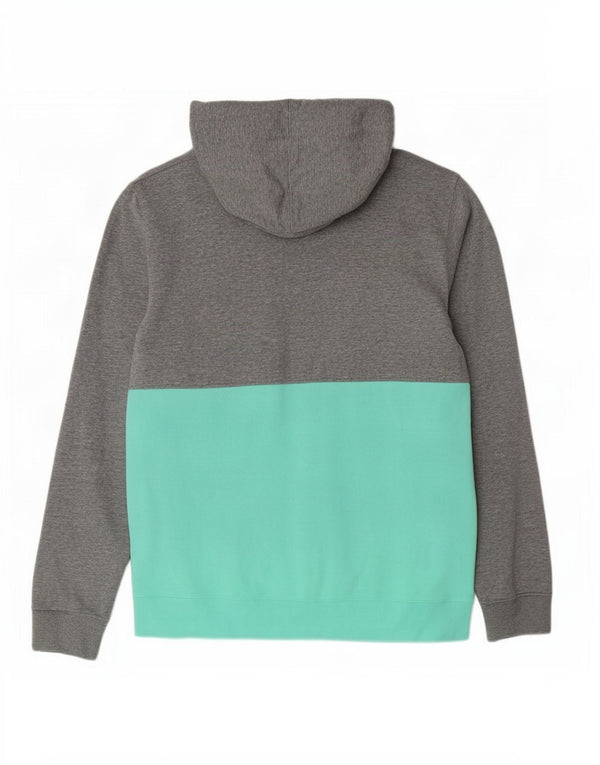 Pulover Fila pentru bărbați cu capota, 2XL, gri, bumbac color bloc