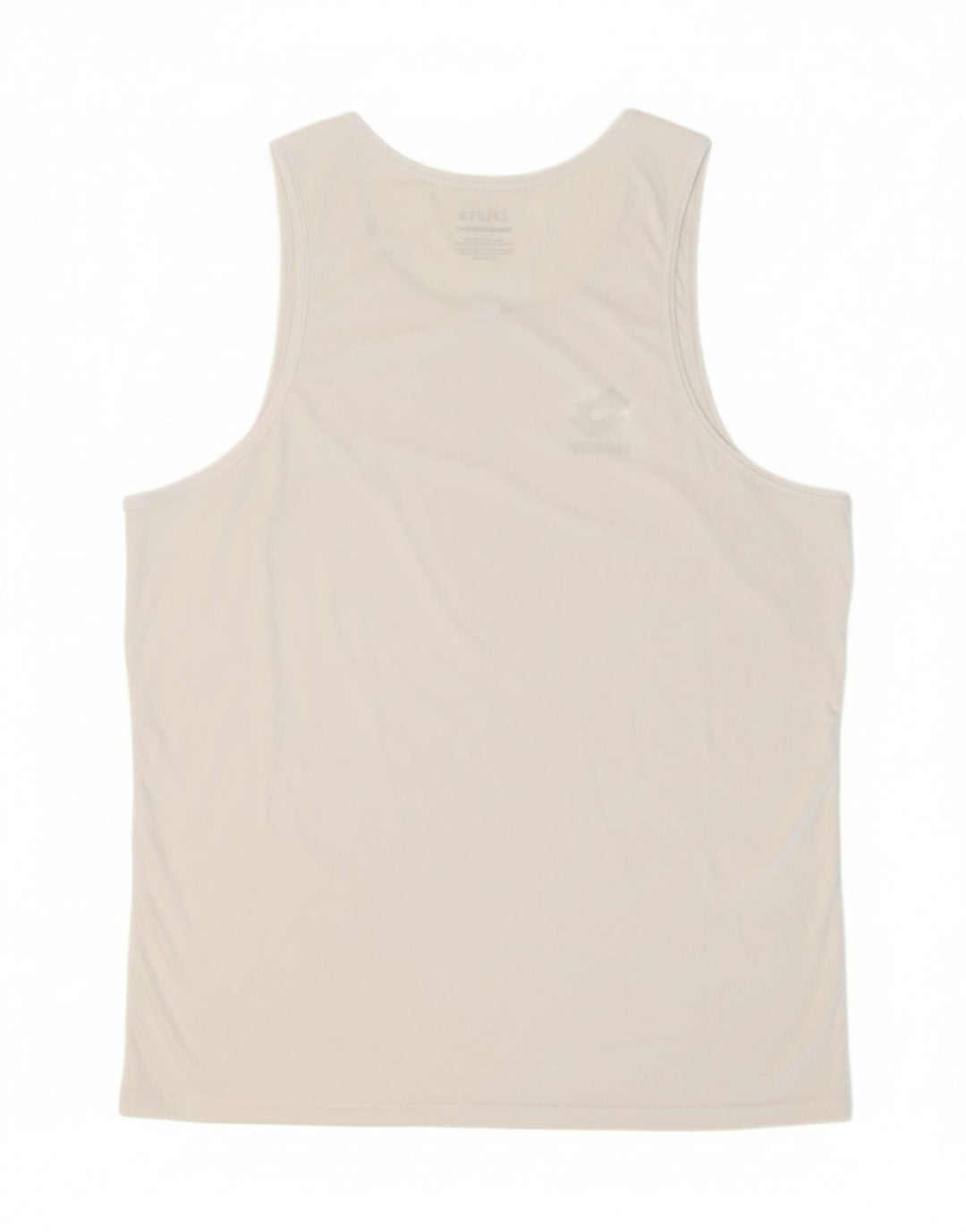 LOTTO Mens Life's Vest Top XL White Polyester Vintage Lotto and Second-Hand Lotto from Messina Hembry 