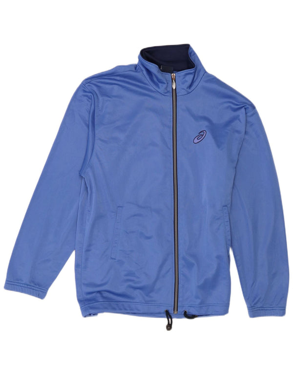 Asics Veste de survêtement pour homme Grand Bleu