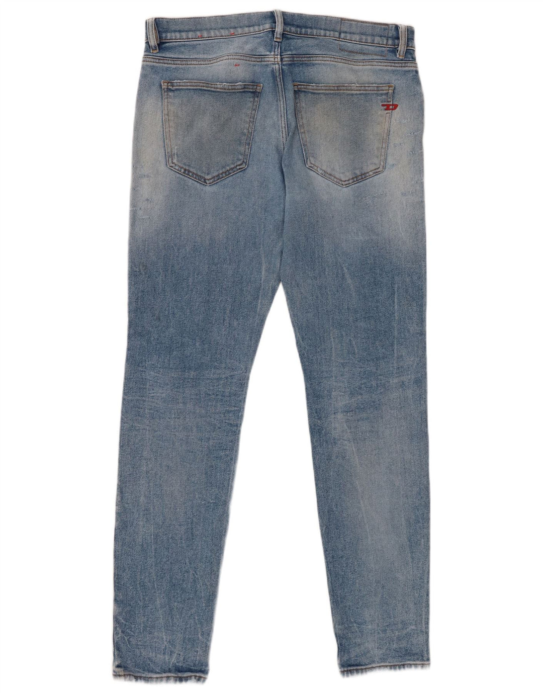 Diesel Dame Slim Jeans W33 L32 Blå Bomuld