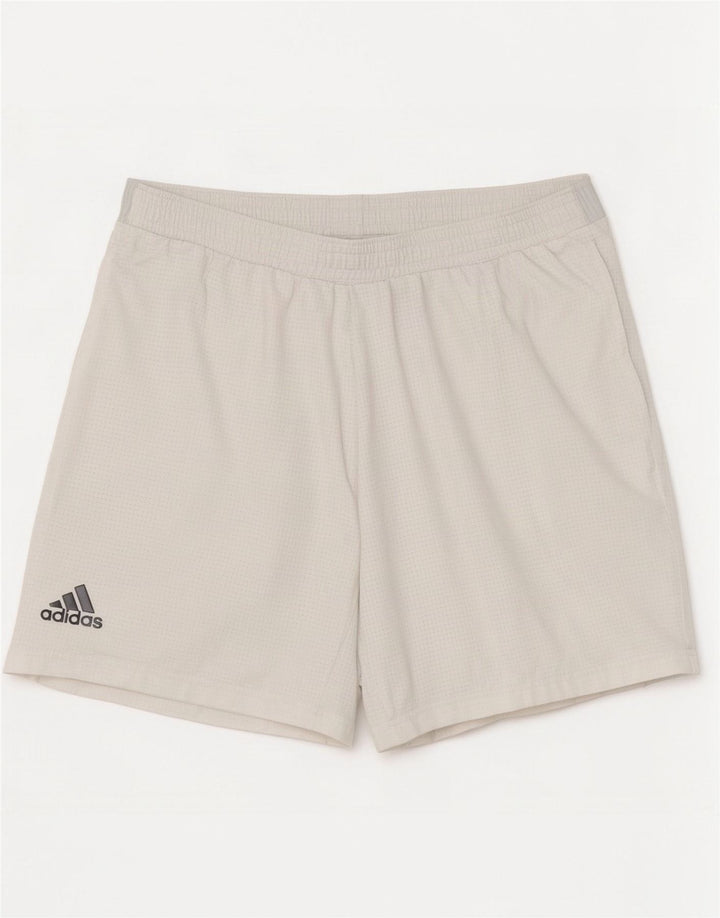 Adidas muške sportske kratke hlače XL bijeli karirani poliester