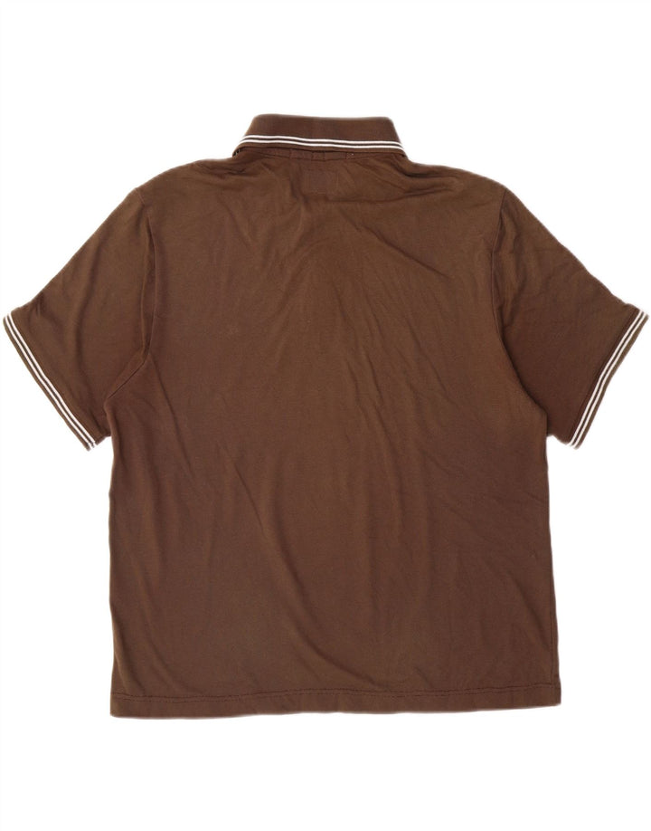 CHAMPION Mens Easy Fit Polo Shirt Large Brown Vintage Champion and Second-Hand Champion from Messina Hembry 
