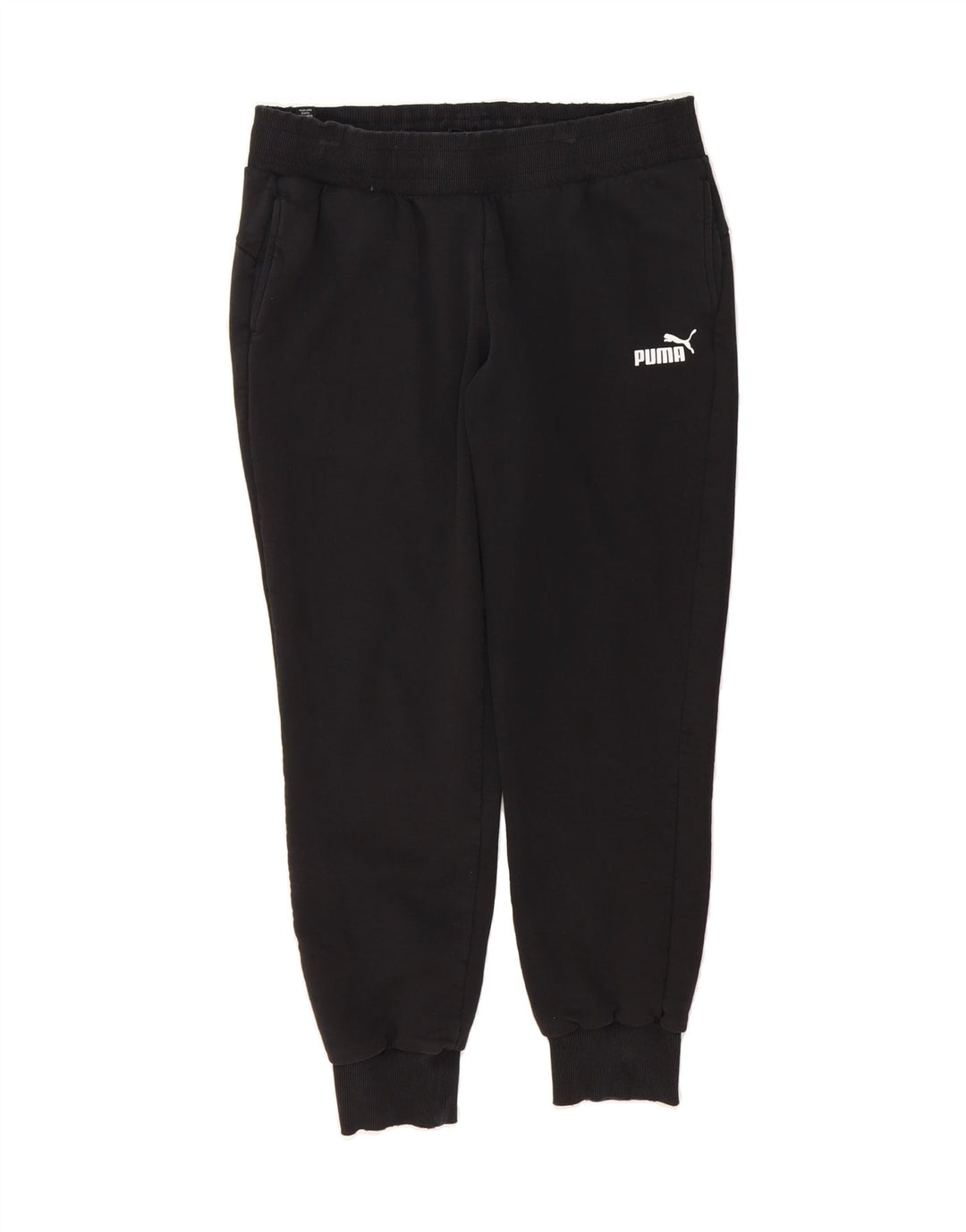 PUMA Mens Tracksuit Trousers Joggers Large Black Vintage Puma and Second-Hand Puma from Messina Hembry 