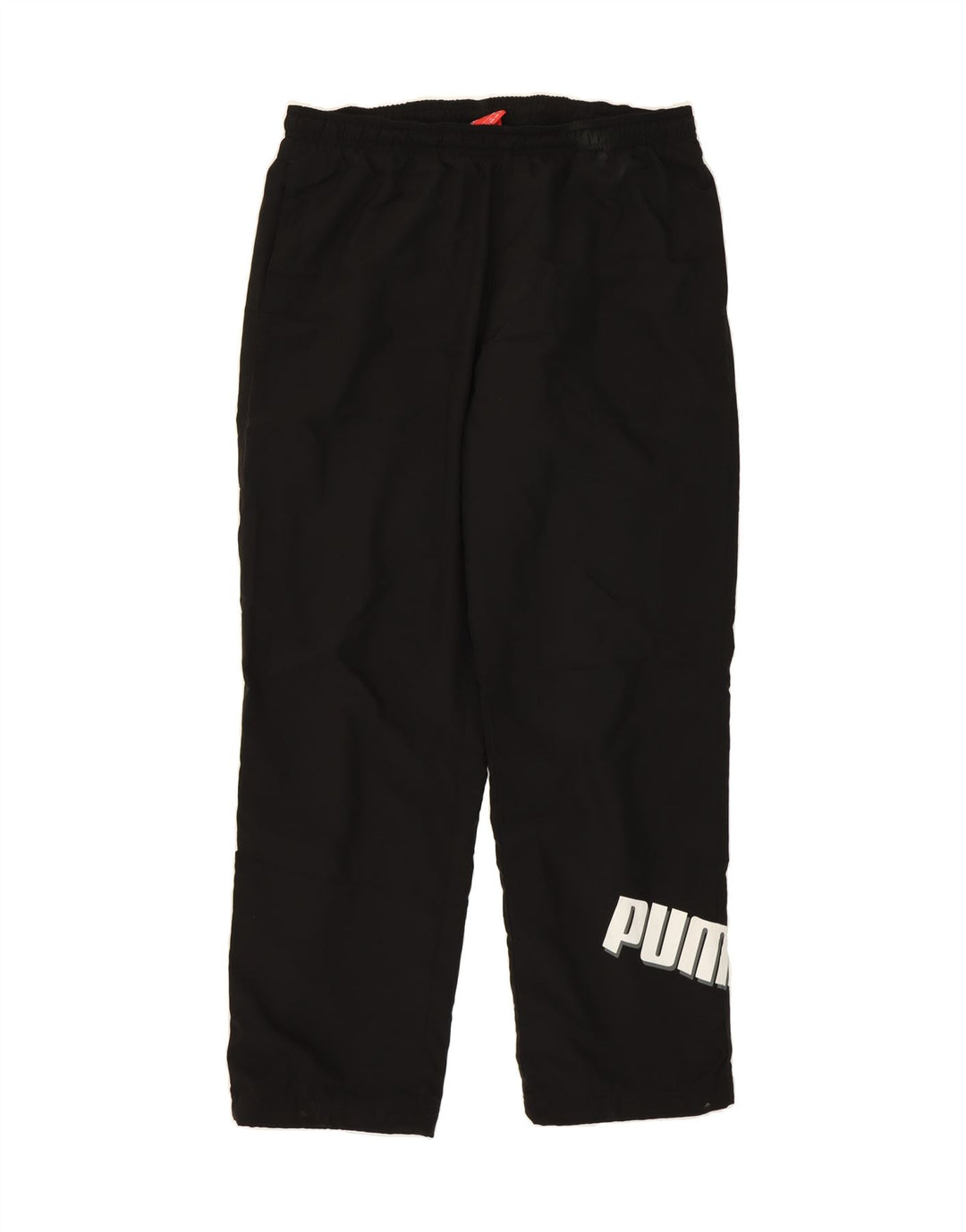 PUMA Mens Graphic Tracksuit Trousers Large  Black Polyester Vintage Puma and Second-Hand Puma from Messina Hembry 