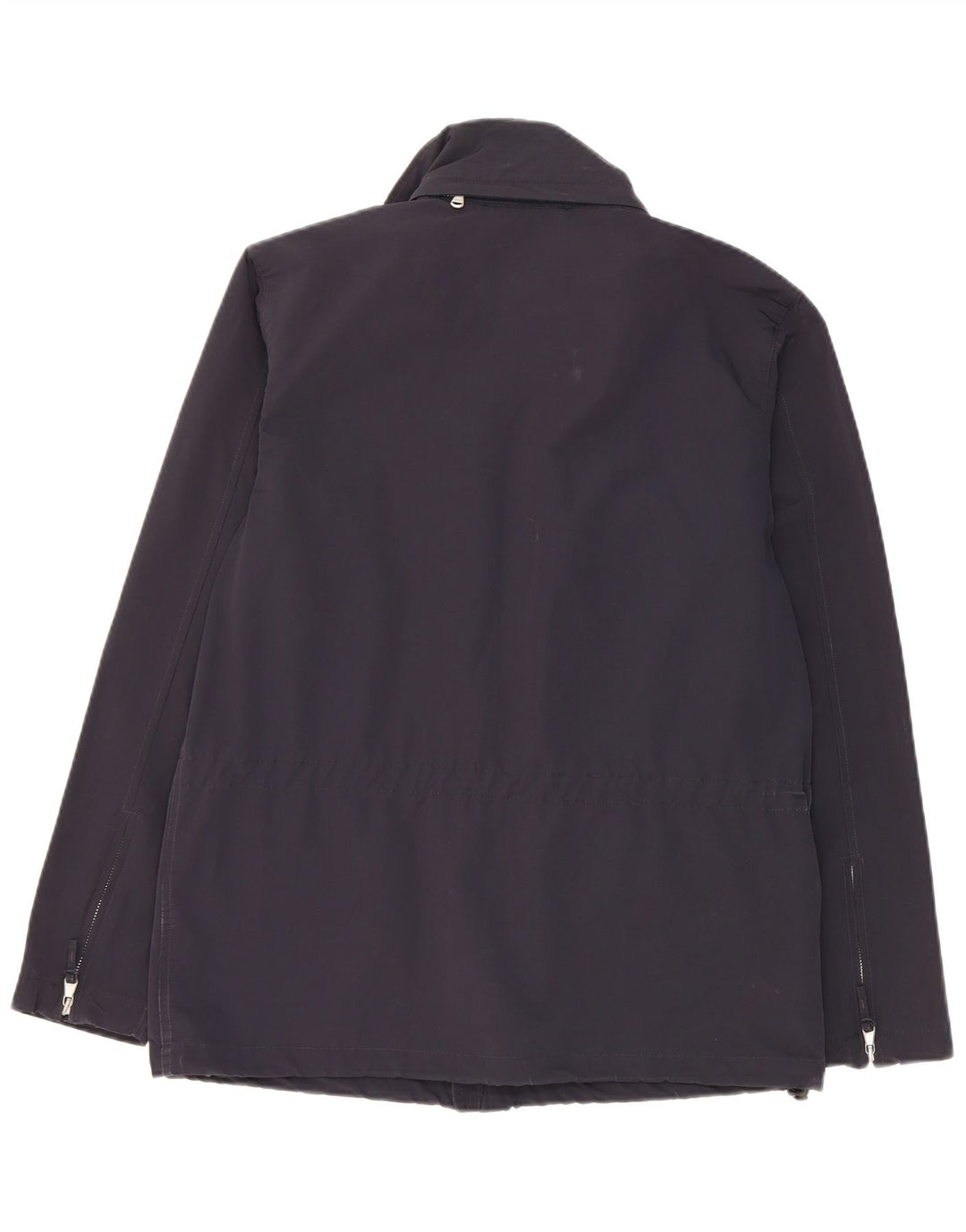 Aspesi Womens Utility Jacket UK 14 Medium Navy Blue Cotton