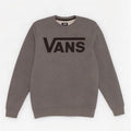 Vans Mens Graphic Sweatshirt Jumper Small Grey Flecked Cotton