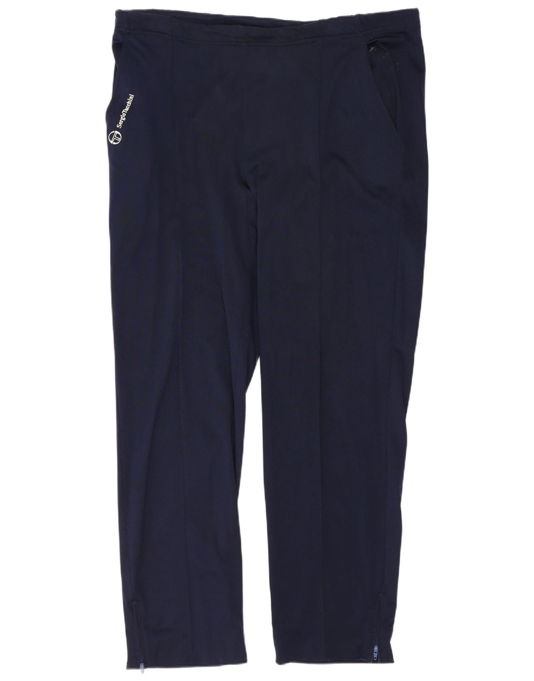 Sergio Tacchini Mens Tracksuit Trousers IT 52 XL Navy Blue Polyamide