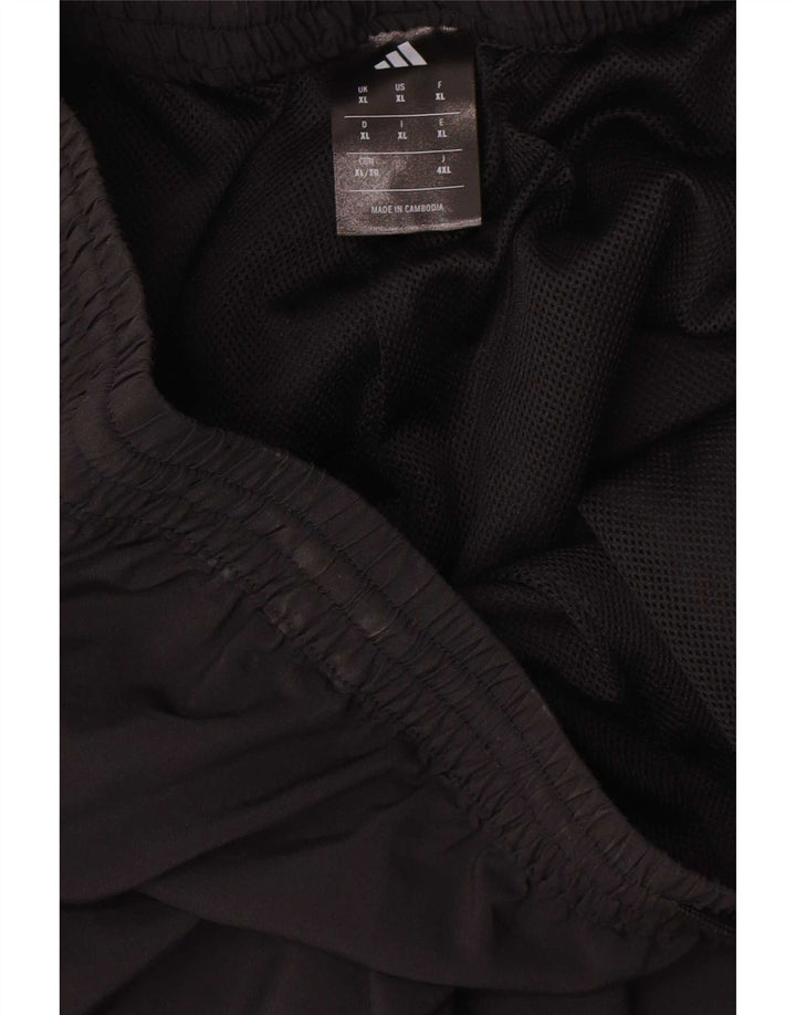 Adidas Mens Tracksuit Trousers Joggers XL  Black Polyester