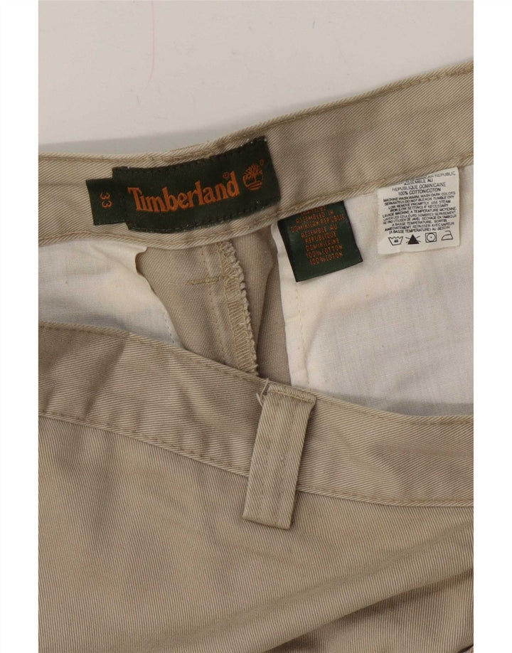 Timberland Shorts Cargo Hombre W33 Algodón Beige Medio