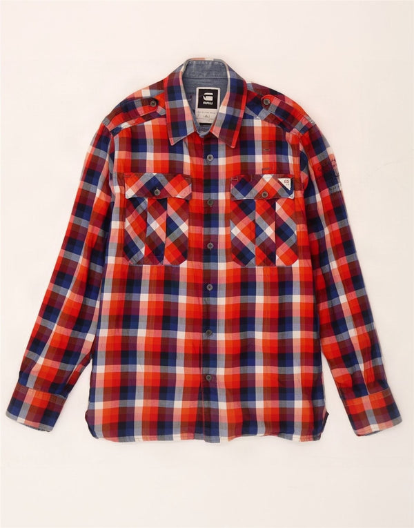G-Star Chemise Homme Grand Carreau Multicolore Coton