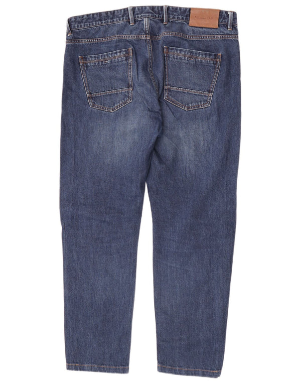 Massimo Dutti Mens Casual Fit Straight Jeans EU 44 Large W34 L28 Blue