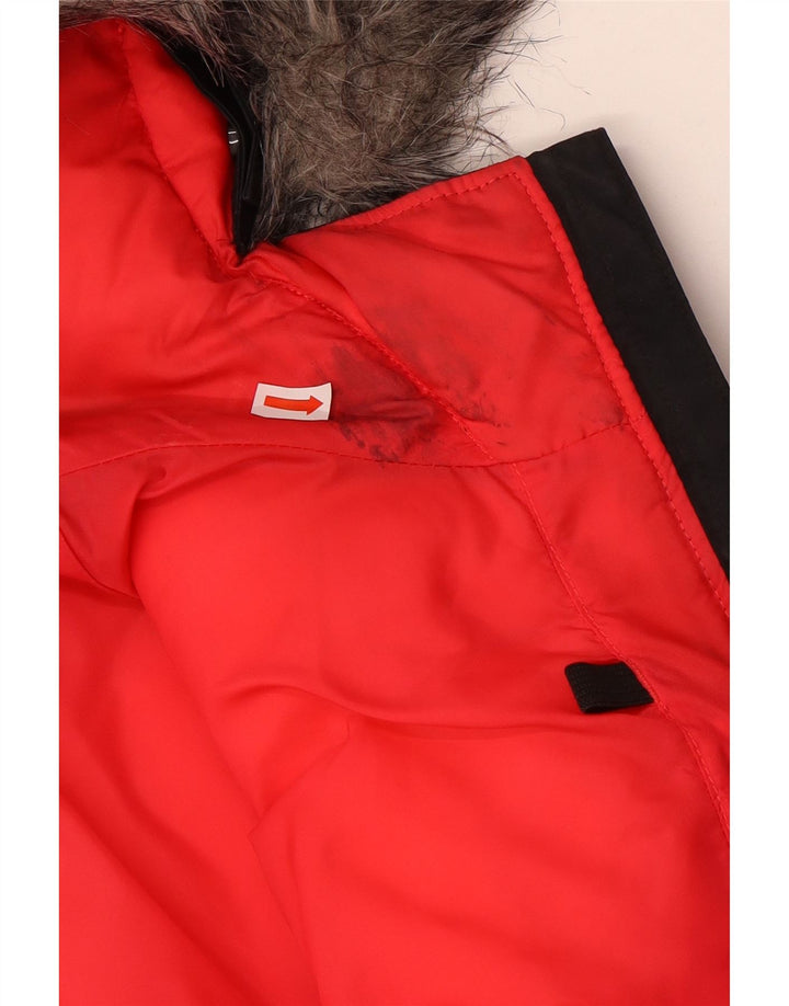 Columbia Womens Hooded Padded Jacket UK 18 XL Black Polyester