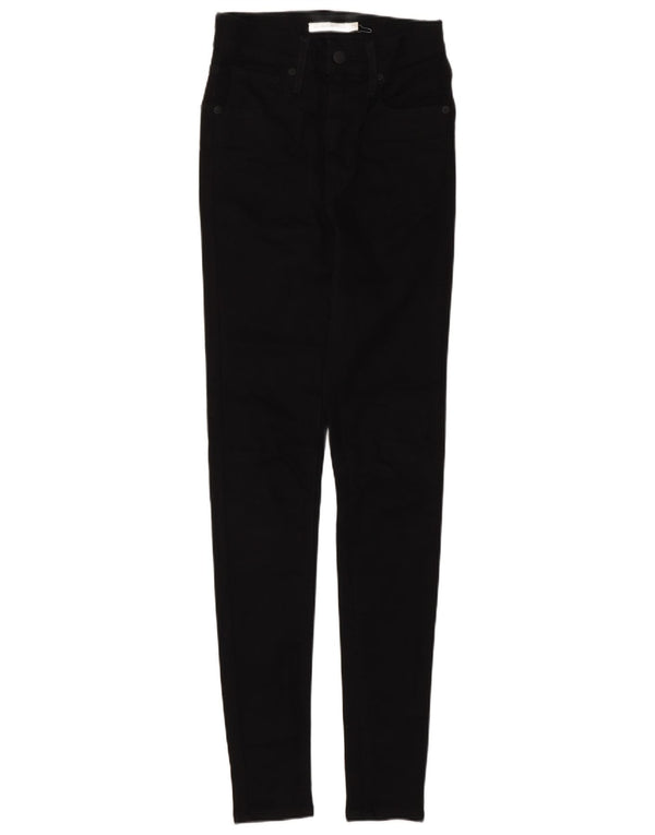 Женские джинсы суперскинни Levi's Mile High W25 L32, черный хлопок