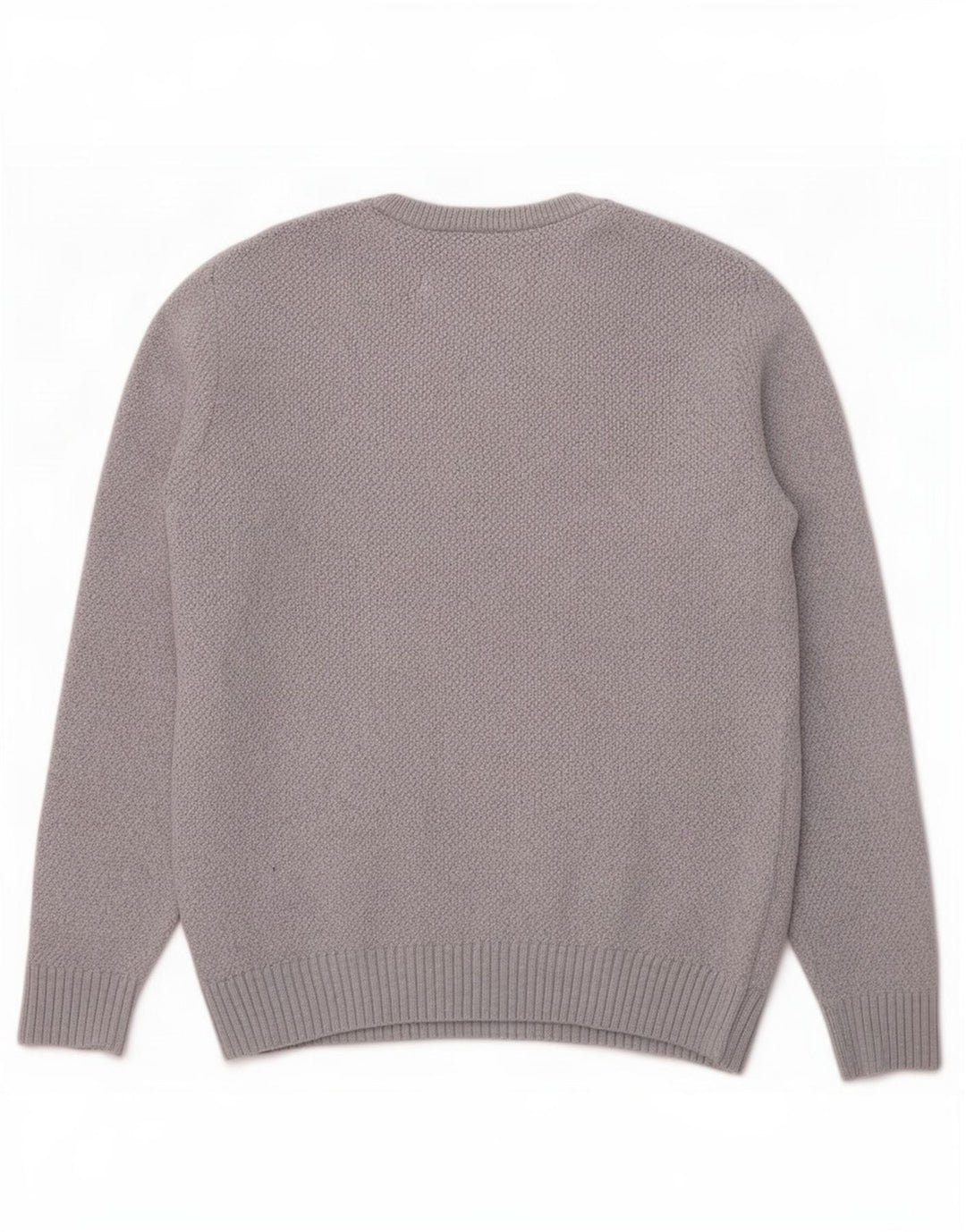 Lacoste Damski sweter z okrągłym dekoltem, UK 10, mały, szary, wełniany