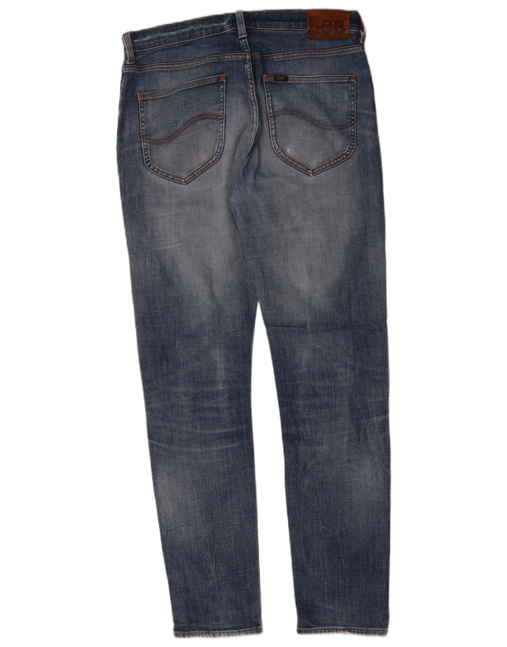 LEE Mens Arvin Slim Jeans W32 L32 Blue Cotton