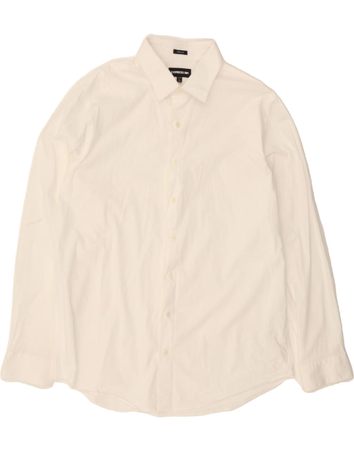 EXPRESS Mens Extra Slim Fit Shirt Size 17 1/2 XL White Vintage Express and Second-Hand Express from Messina Hembry 