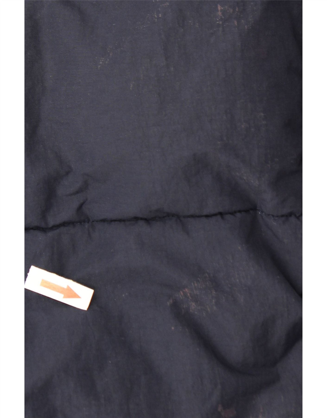 Zara Mens Hooded Padded Jacket UK 40 Large Navy Blue Polyester