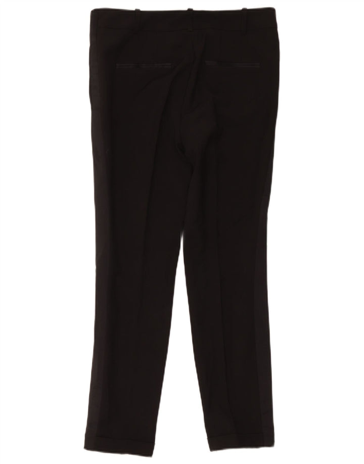 Zara Womens Slim Chino Trousers Medium W28 L27 Black