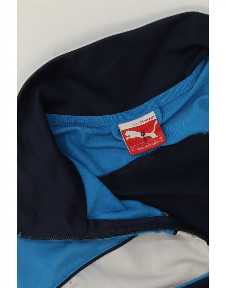 Giacca da tuta da uomo Puma Medium Blu Navy Colourblock