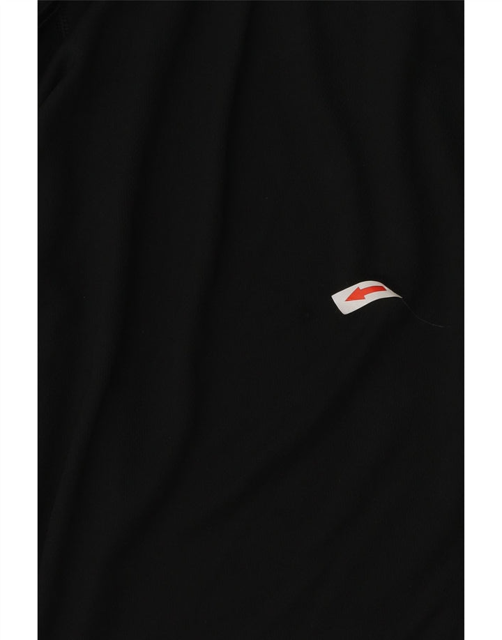 Nike Mens Dri Fit T-Shirt Top Large Black Polyester