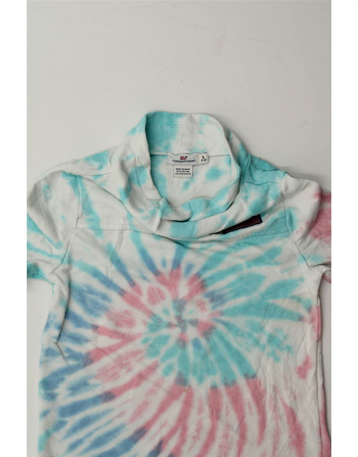 VINEYARD VINES Girls Sweatshirt Jumper 7-8 Years Small Multicoloured Vintage Vineyard Vines and Second-Hand Vineyard Vines from Messina Hembry 