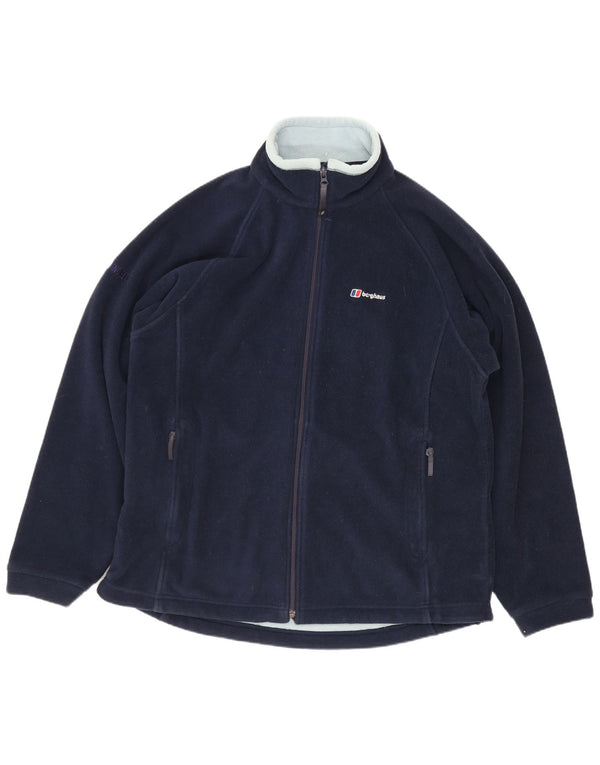 Berghaus Chaqueta polar para mujer UK 46 Grande Poliéster azul marino
