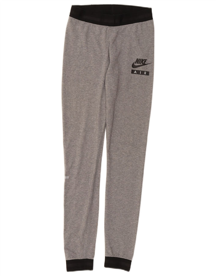 NIKE Womens Leggings UK 8 Small Grey