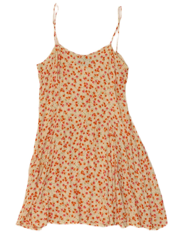 Rochie de soare pentru femei Onyx UK 4 XS Bej Floral