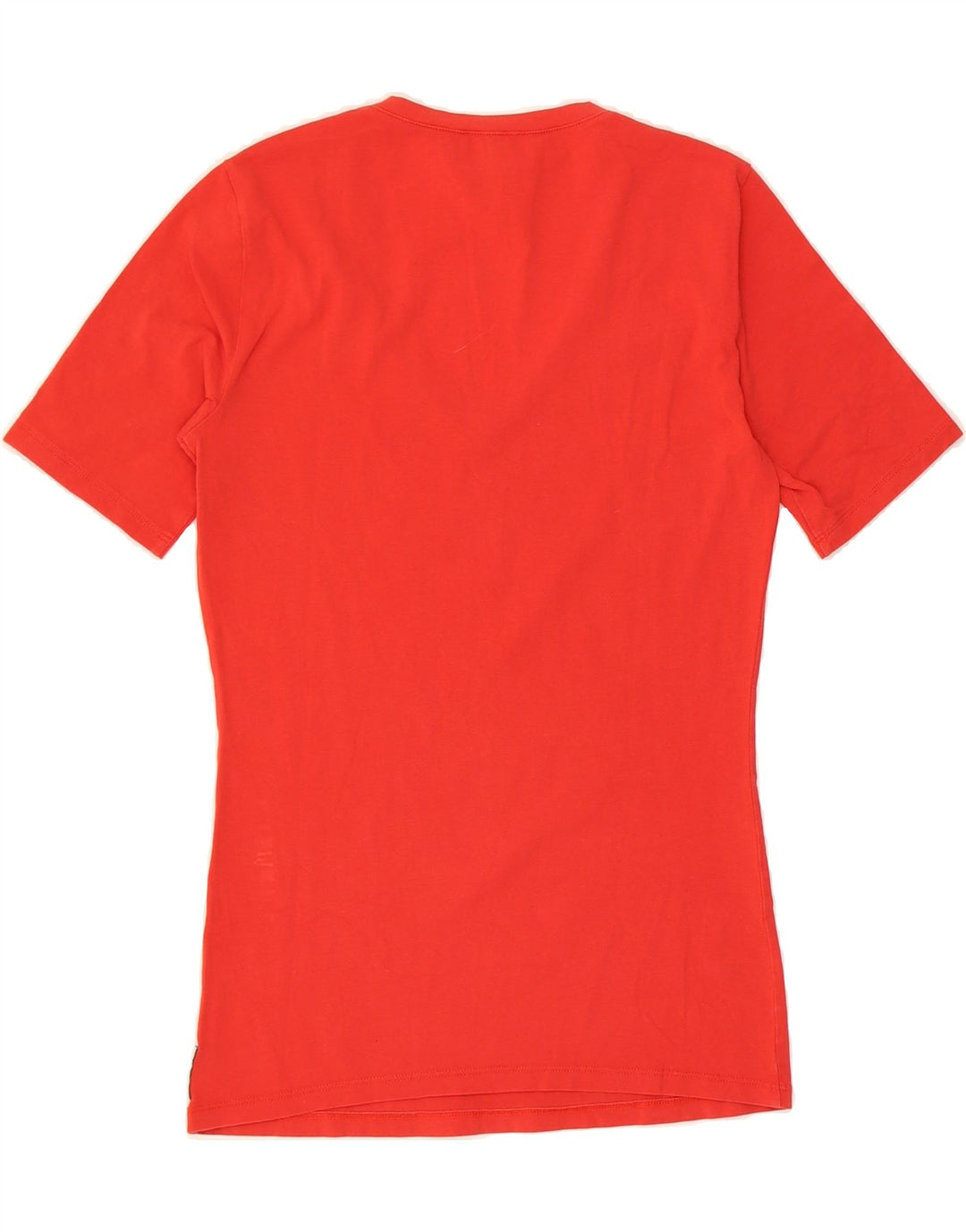 ARMANI JEANS Womens T-Shirt Top UK 12 Medium Red Vintage Armani Jeans and Second-Hand Armani Jeans from Messina Hembry 